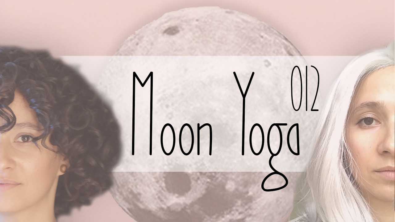 Moon Yoga Postcards by Moo